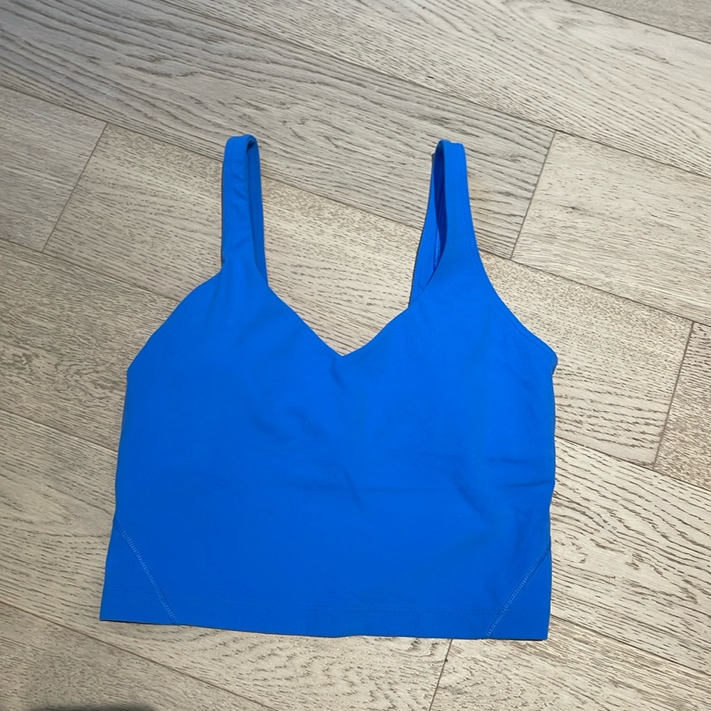 Brand new light blue lululemon align tank top